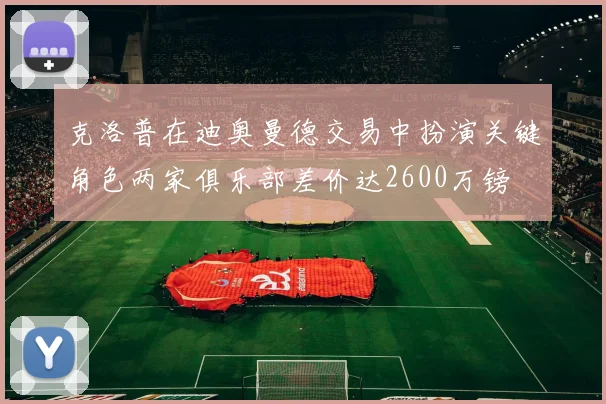 克洛普在迪奥曼德交易中扮演关键角色两家俱乐部差价达2600万镑